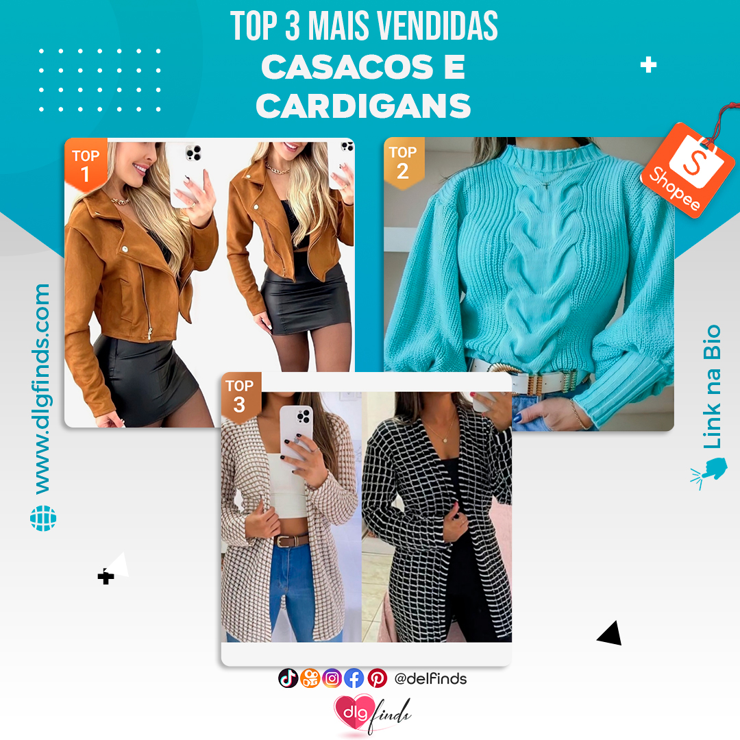 Casacos e Cardigans